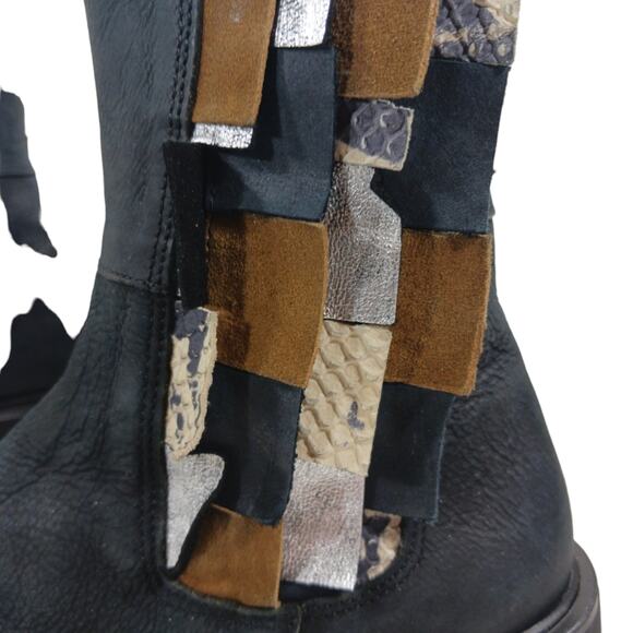 Papucei Handcrafted Boots RARE $264 size 36 size 5/5.5 FS2194 - Picture 6 of 12